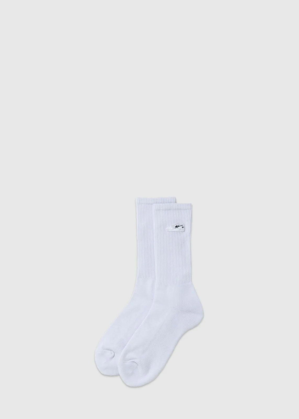 BAPE: BAPESTA POINT SOCKS [WHITE]