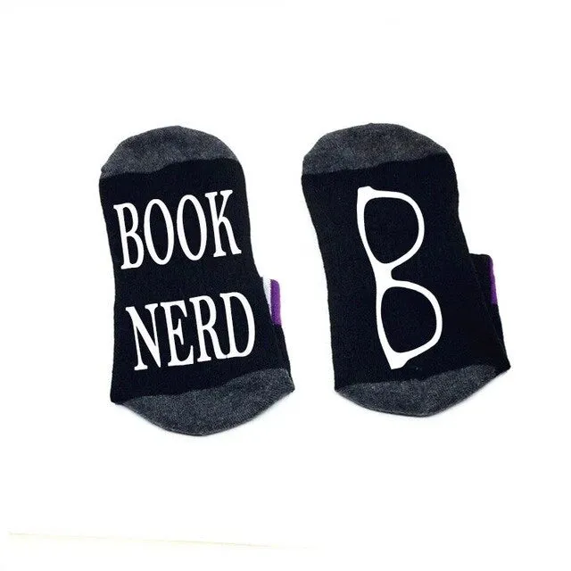 Book Nerd (Black Grey)