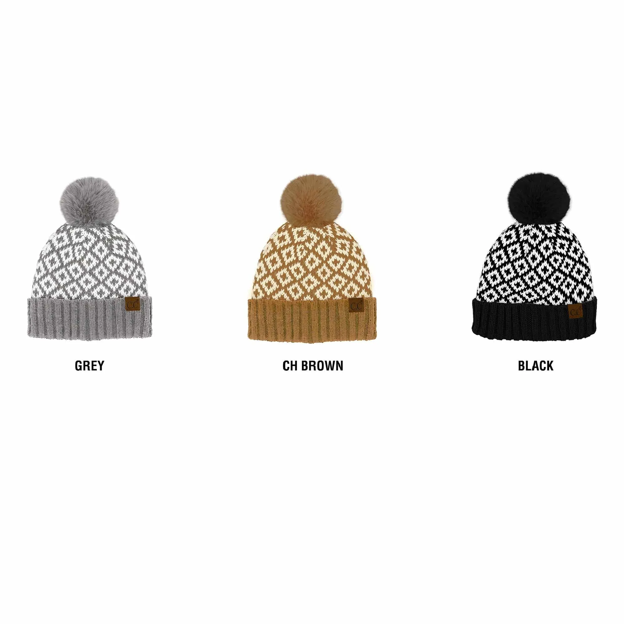 CC Beanie Trending Pom Hats by Truly Contagious