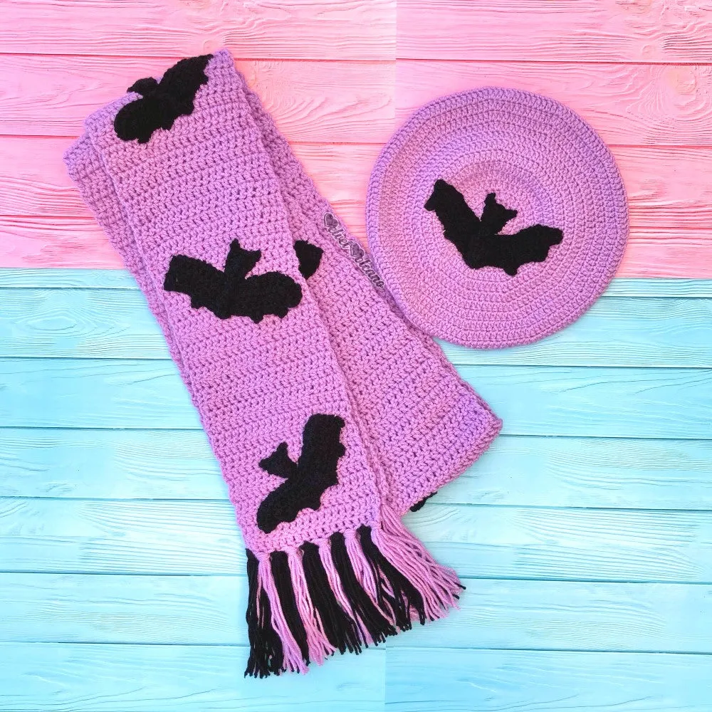 Chunky Bat Scarf (Custom Colour)