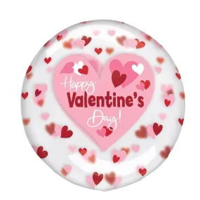 Clear Valentine Playful Hearts