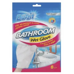 Duzzit Bathroom Cleaning Gloves 8 Pack