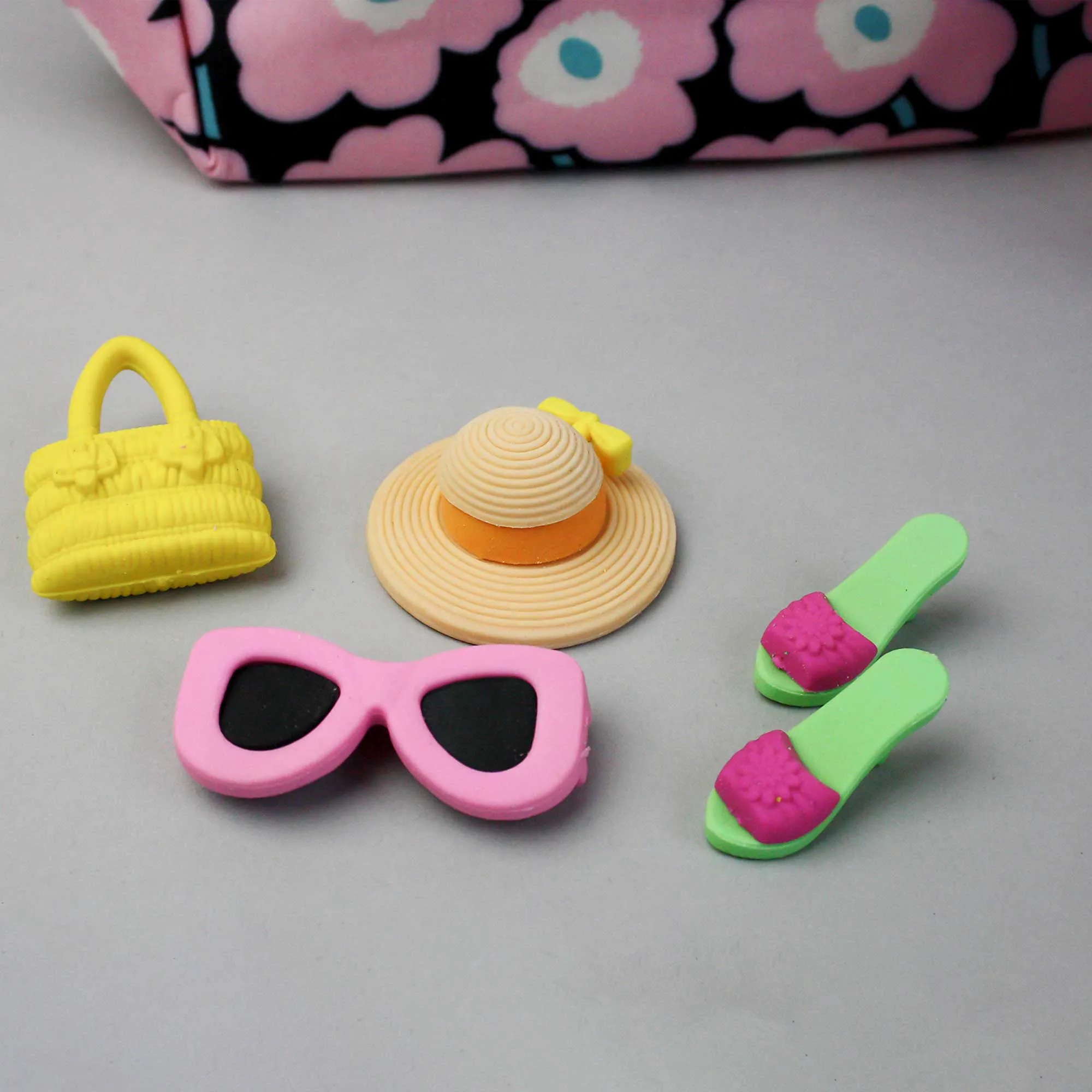 Fashion Eraser Set - Stylish and Fun Desk Accessories for Kids