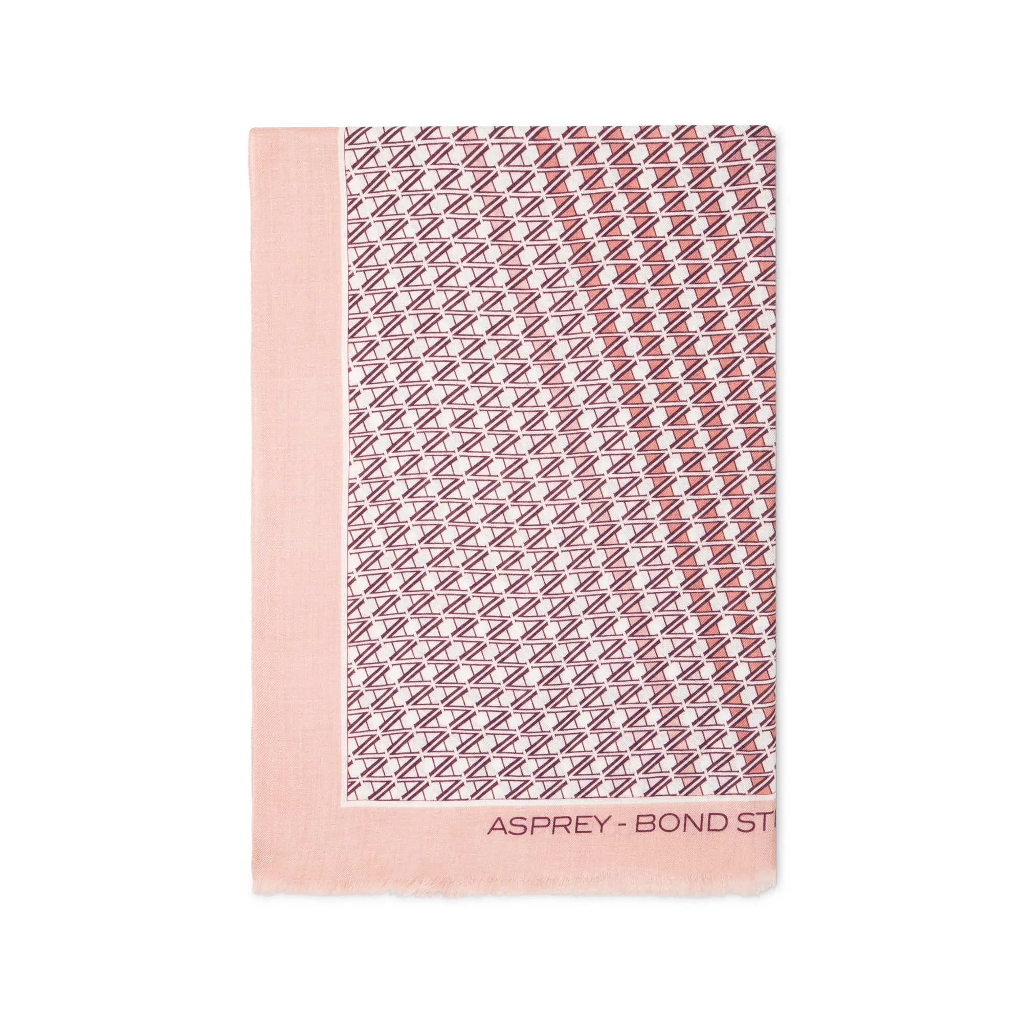 Geometric A Stole in Cashmere