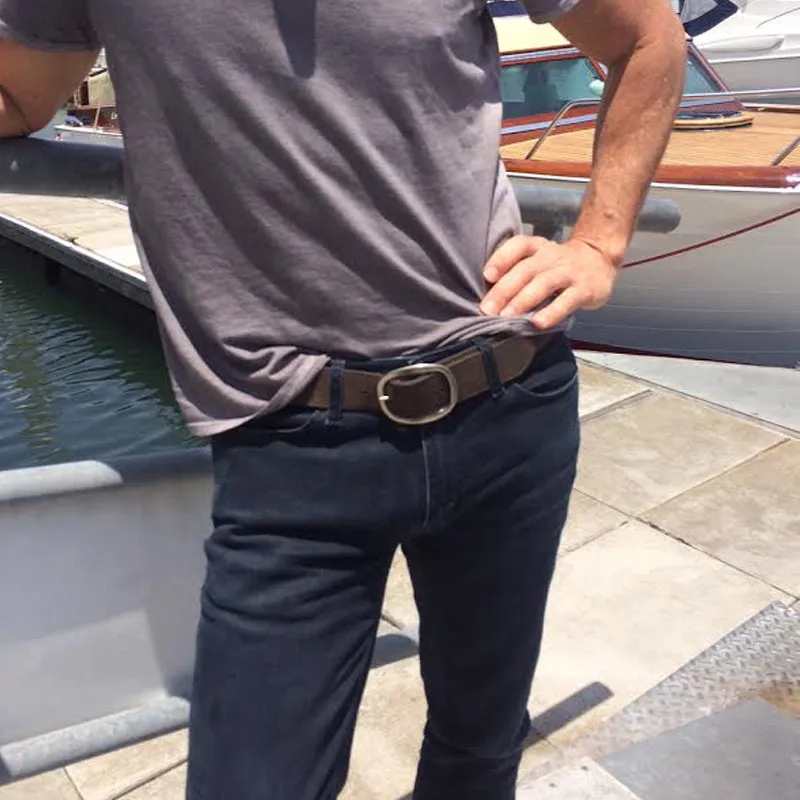 Heirloom Basic Belt - Black with Antique Nickel Buckle