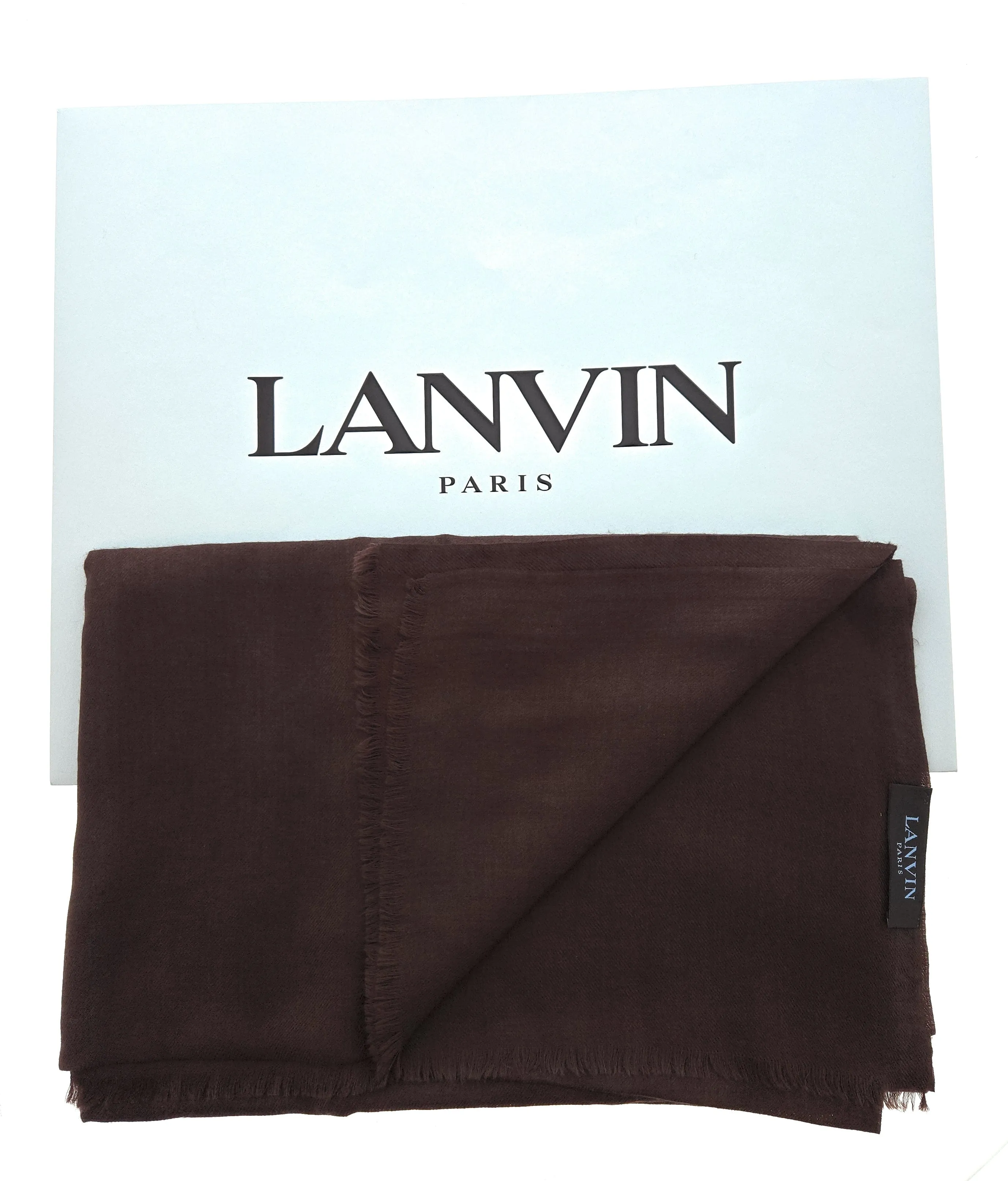 Lanvin Pure Cashmere Scarf – Classic Camel Wrap, Ultra-Soft Luxury