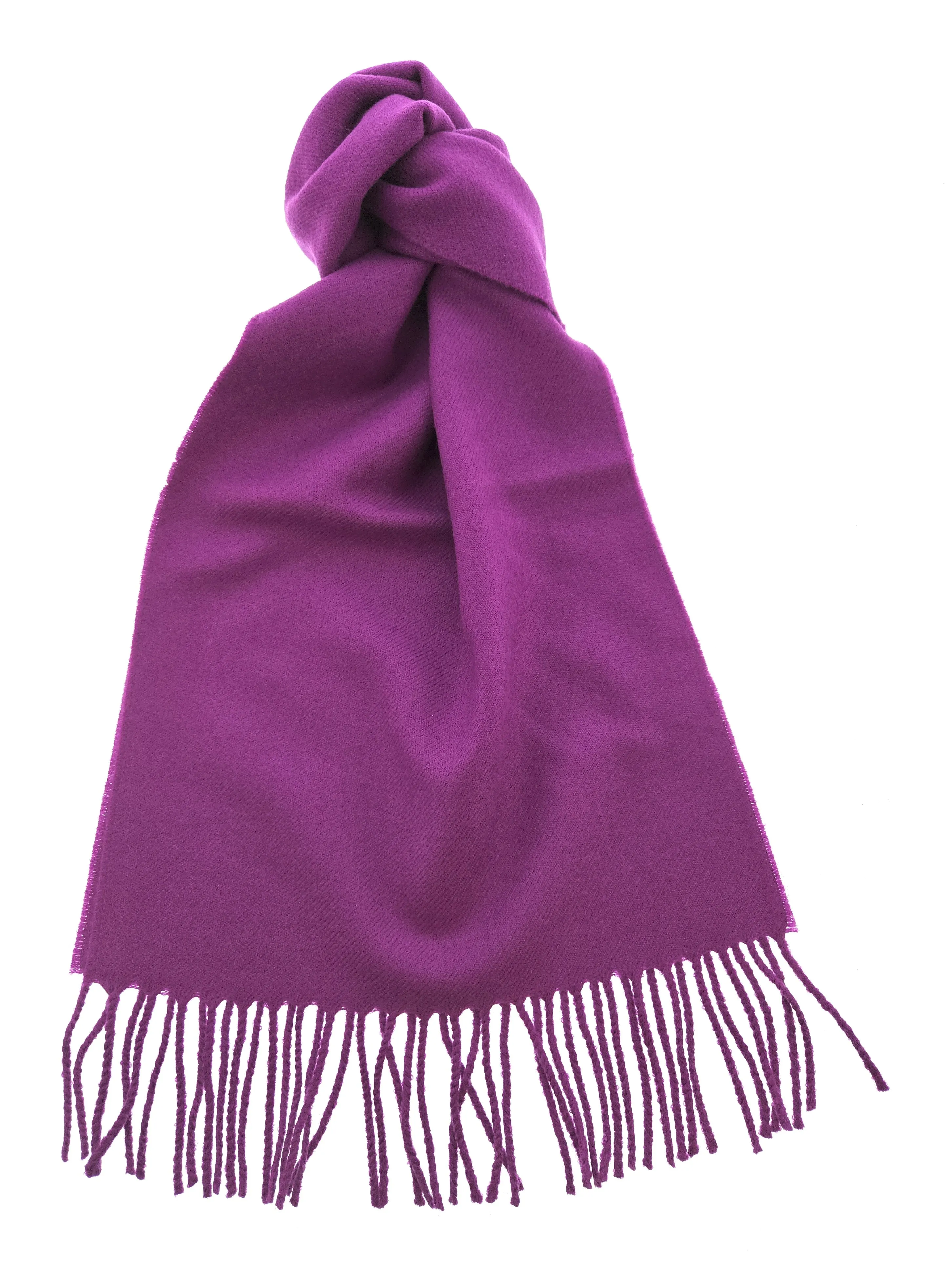 Lanvin Purple Luxurious Modern Pure Wool Scarf