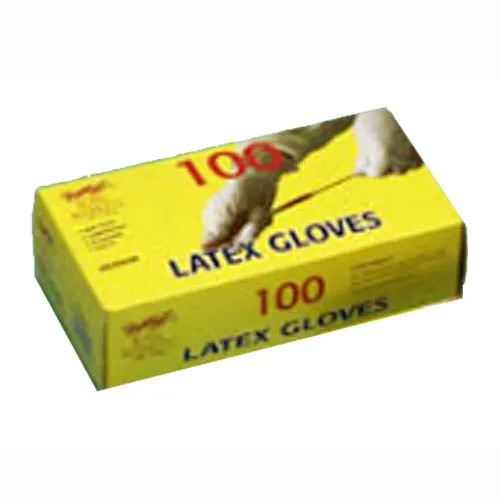 Latex Gloves Large Size 100 pack