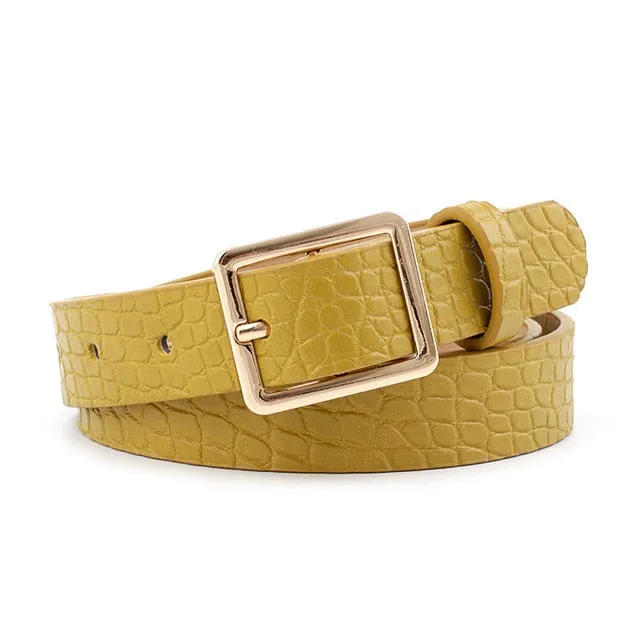 Leather  Square  Belts
