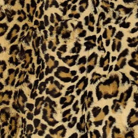 Luxe Cuddle Leopard Sand Yardage