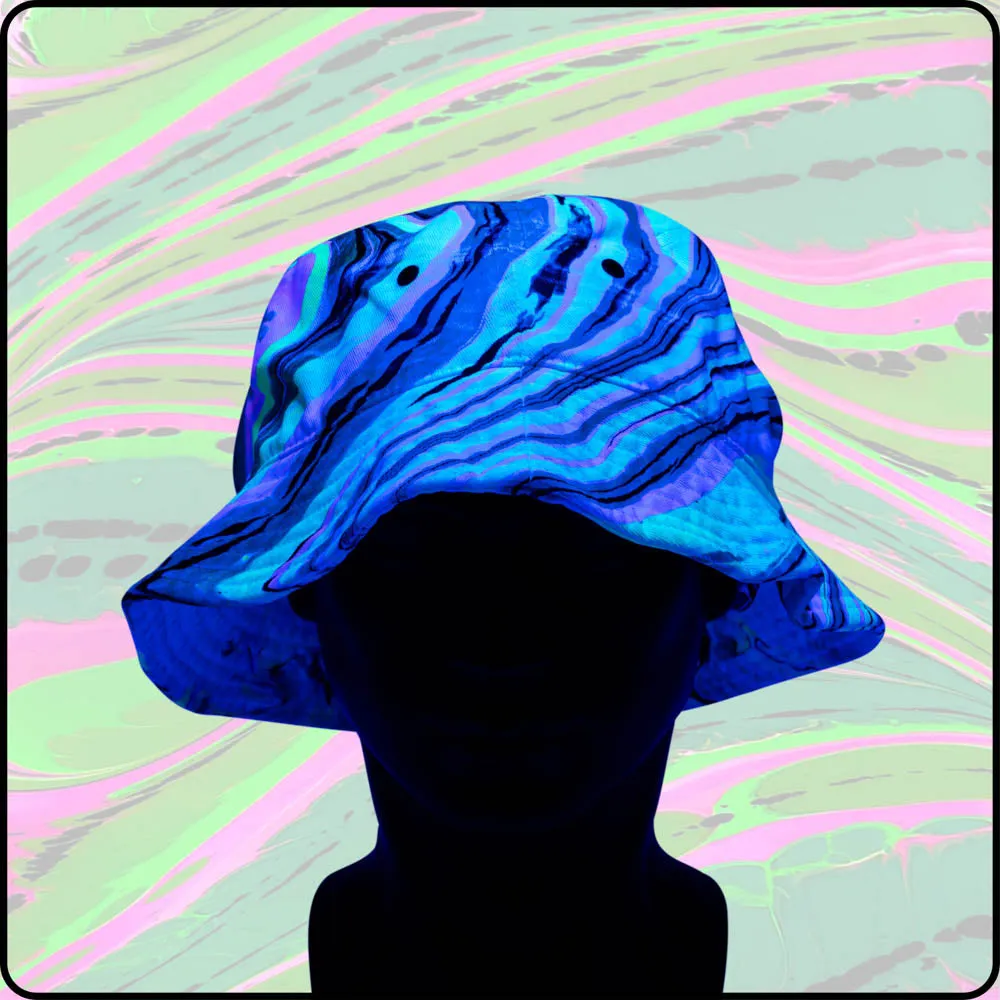 Mellow Melon UV Hydro-Dipped Bucket Hat
