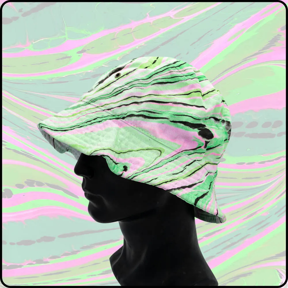 Mellow Melon UV Hydro-Dipped Bucket Hat