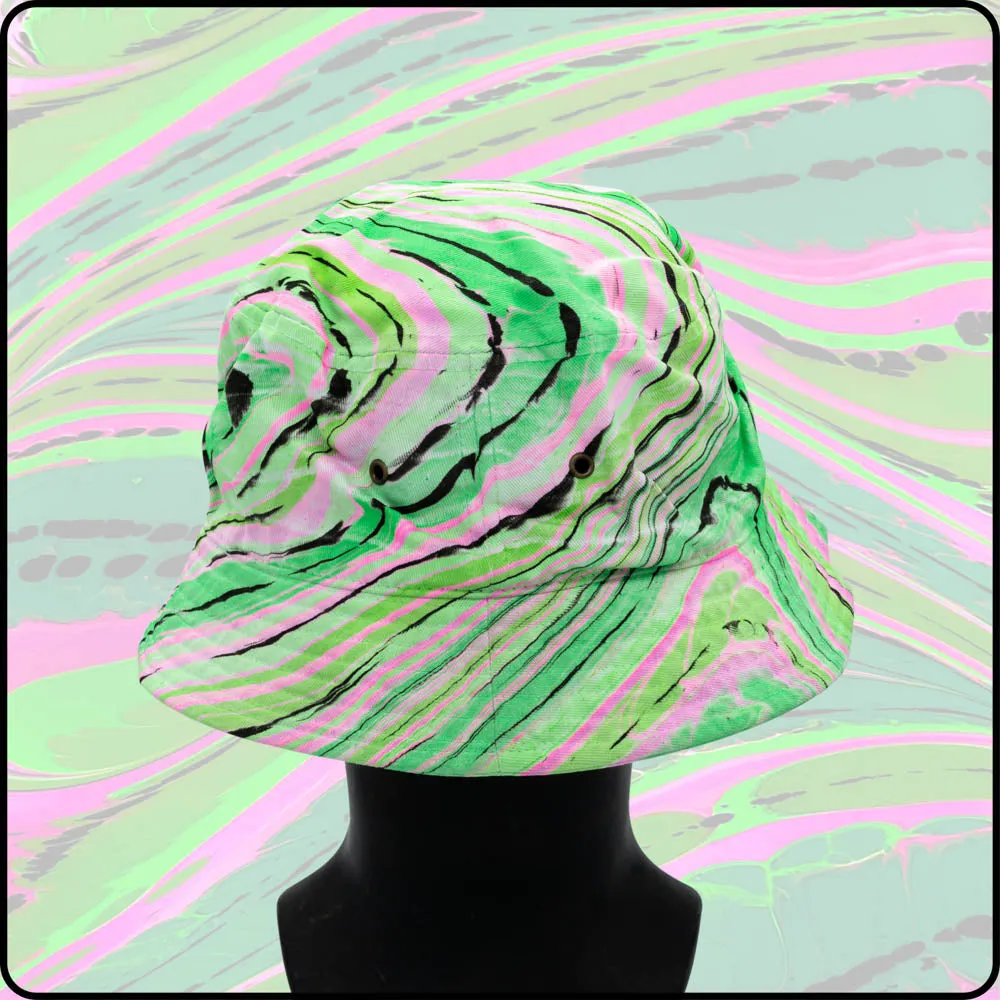 Mellow Melon UV Hydro-Dipped Bucket Hat