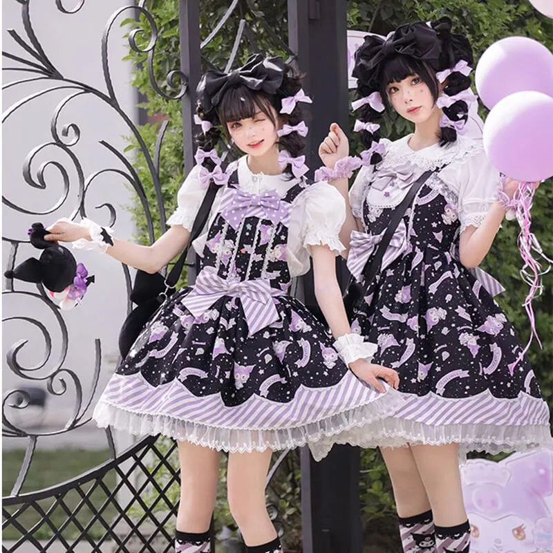 Sanrio Kuromi Character Lolita Dress Set