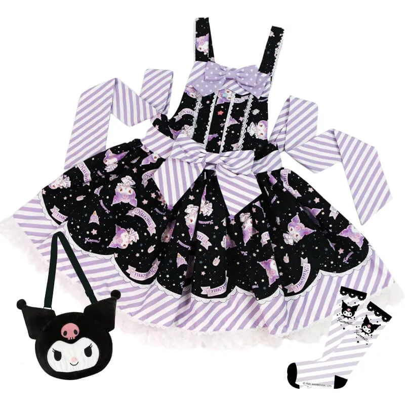 Sanrio Kuromi Character Lolita Dress Set