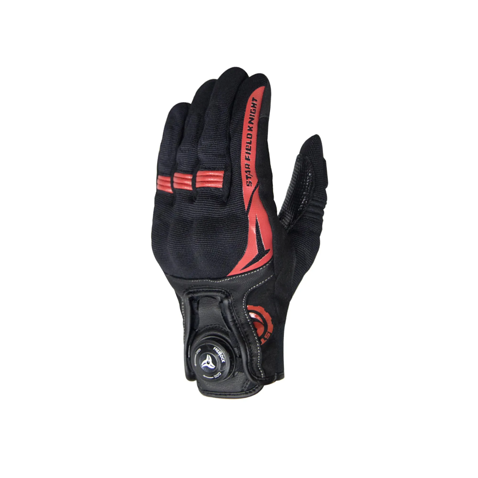 SKG Motorcycle Summer Air Hole Riding Gloves Red/Black - 8733