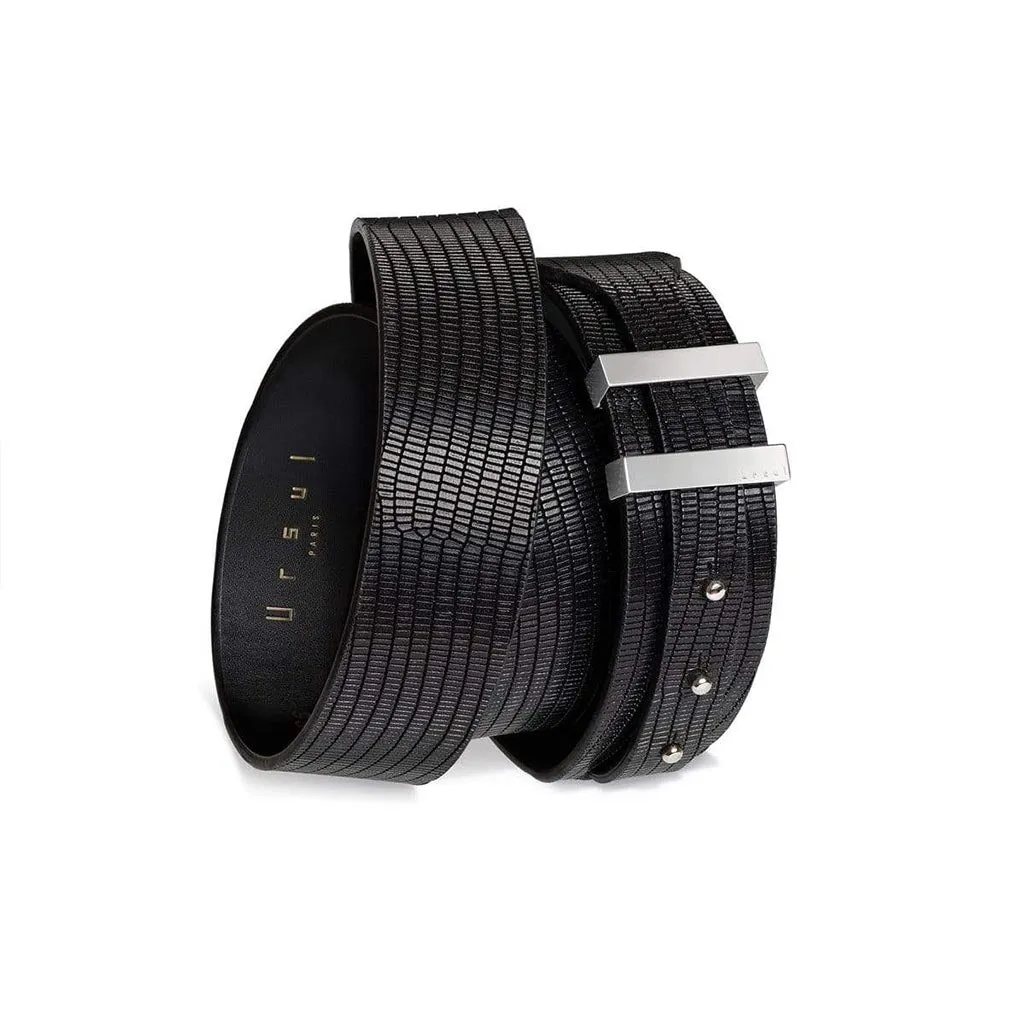 Spartiate 34 Crocodile Style Leather Belt